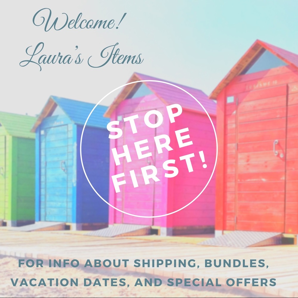 Welcome!  Learn about my closet here. 😊